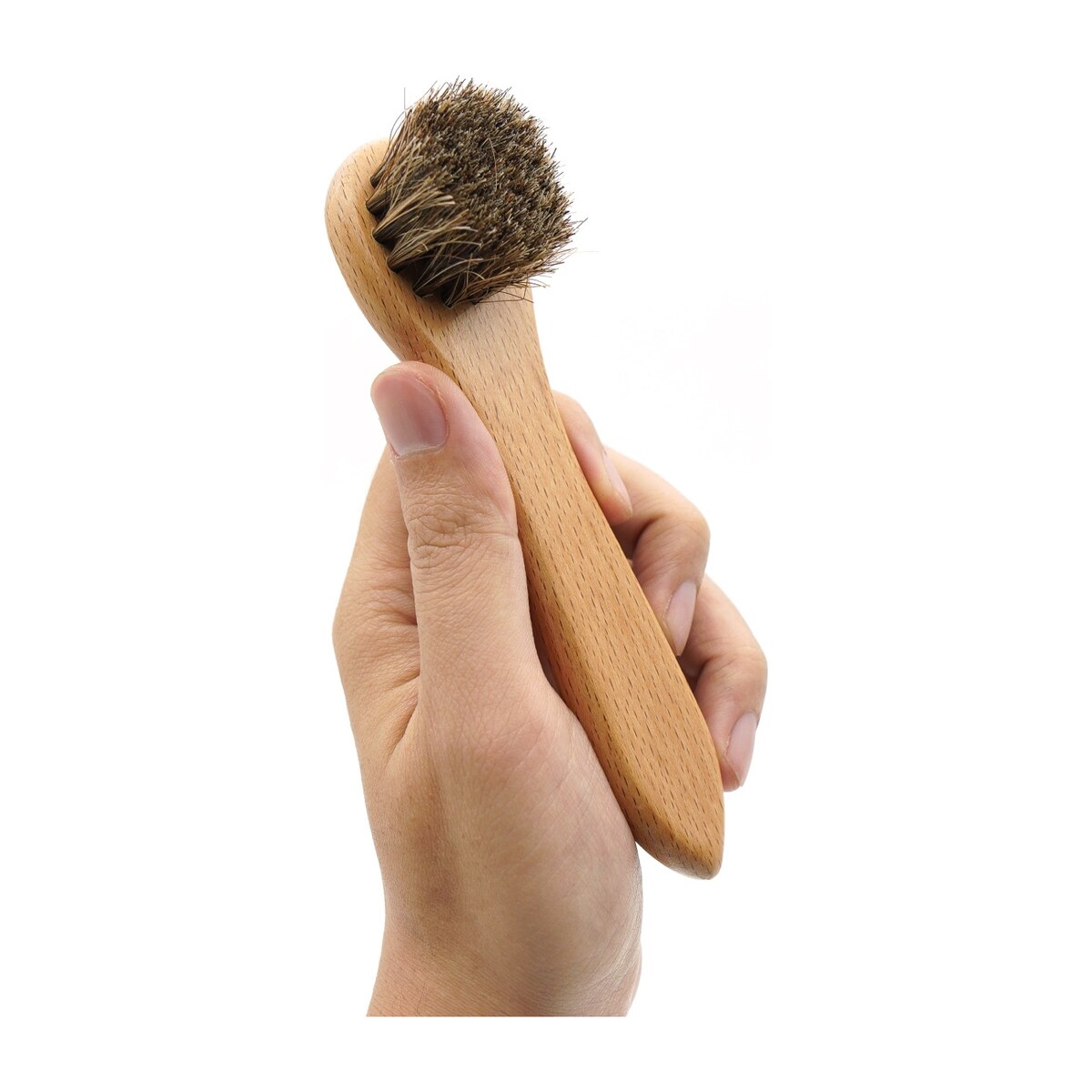 Bàn chải đầu tròn (dùng với xà phòng) - 13cm
